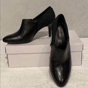 Calvin Klein black heel bootie